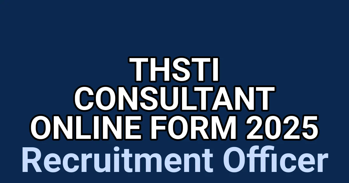 THSTI Consultant Online Form 2025 1 tmpa85s8wdh
