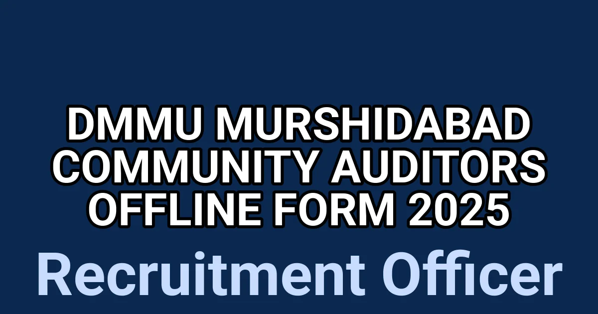 DMMU Murshidabad Community Auditors Offline Form 2025 1 tmpp3rkfh1b