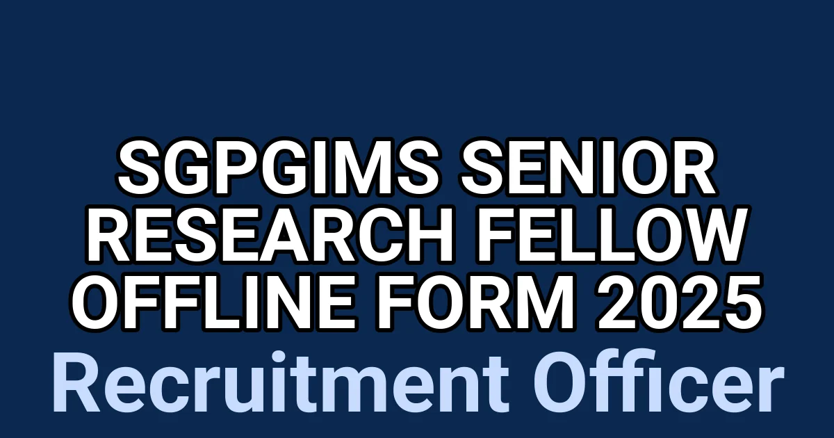 SGPGIMS Senior Research Fellow Offline Form 2025 1 tmp1sltip4f