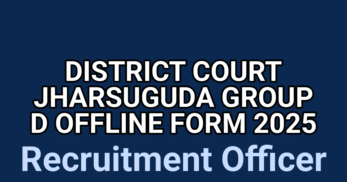 District Court Jharsuguda Group D Offline Form 2025 1 tmp7mt868i3