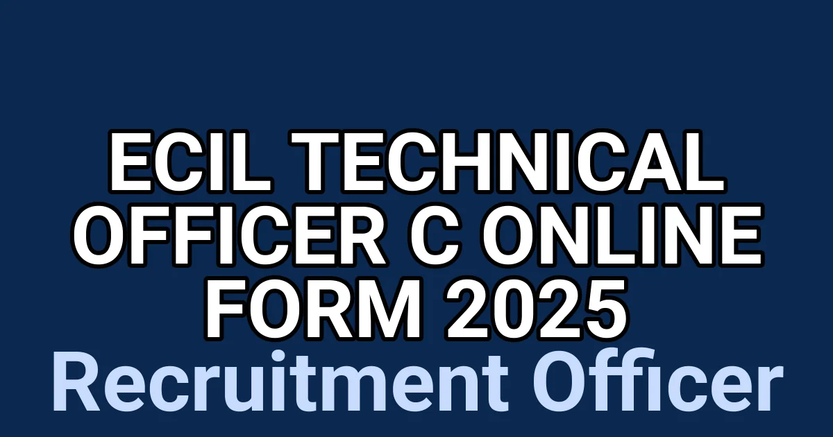 ECIL Technical Officer C Online Form 2025 1 tmp9w dw7tr