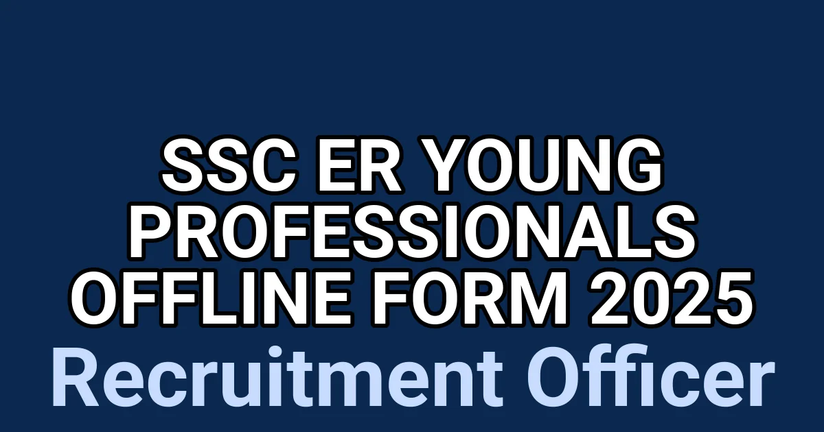 SSC ER Young Professionals Offline Form 2025 1 tmp mu og4v