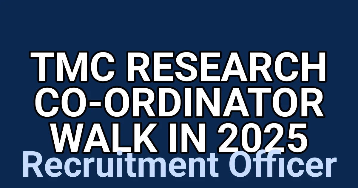 TMC Research Co-ordinator Walk in 2025 1 tmpcrk5hgf3