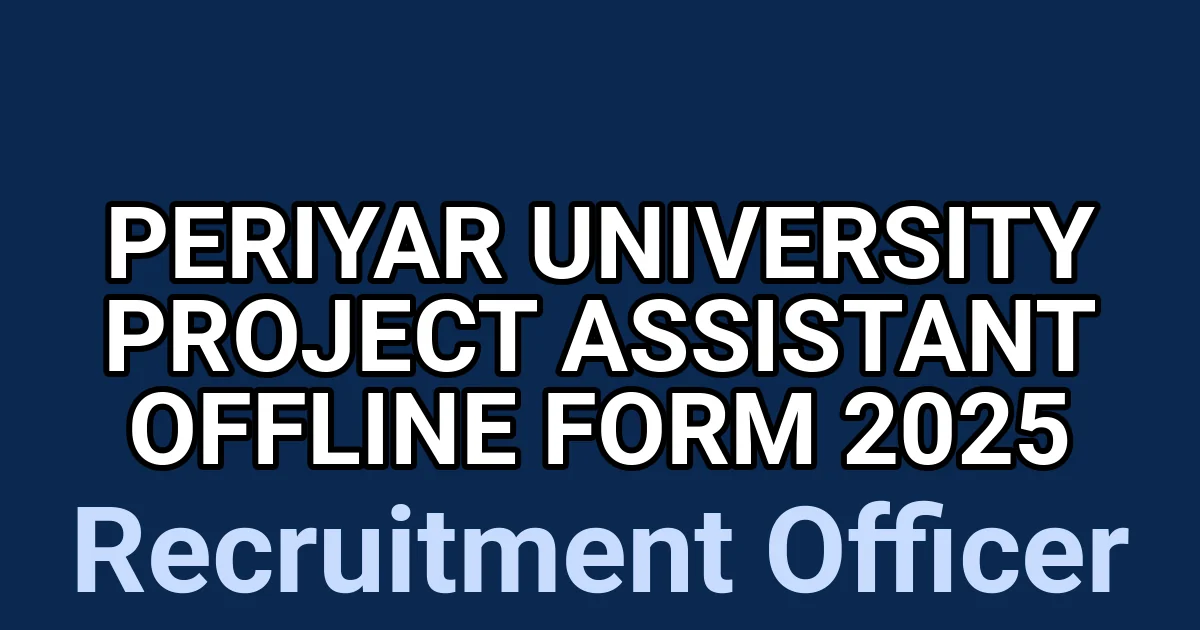 Periyar University Project Assistant Offline Form 2025 1 tmpg r3a635