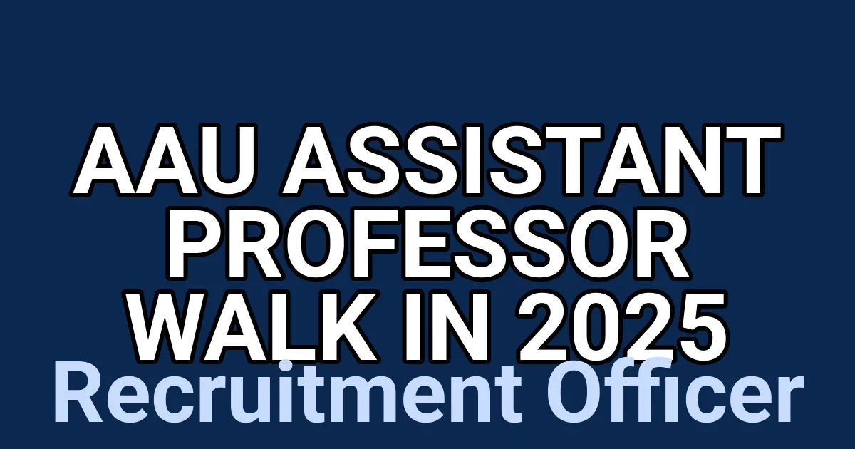 AAU Assistant Professor Walk in 2025 1