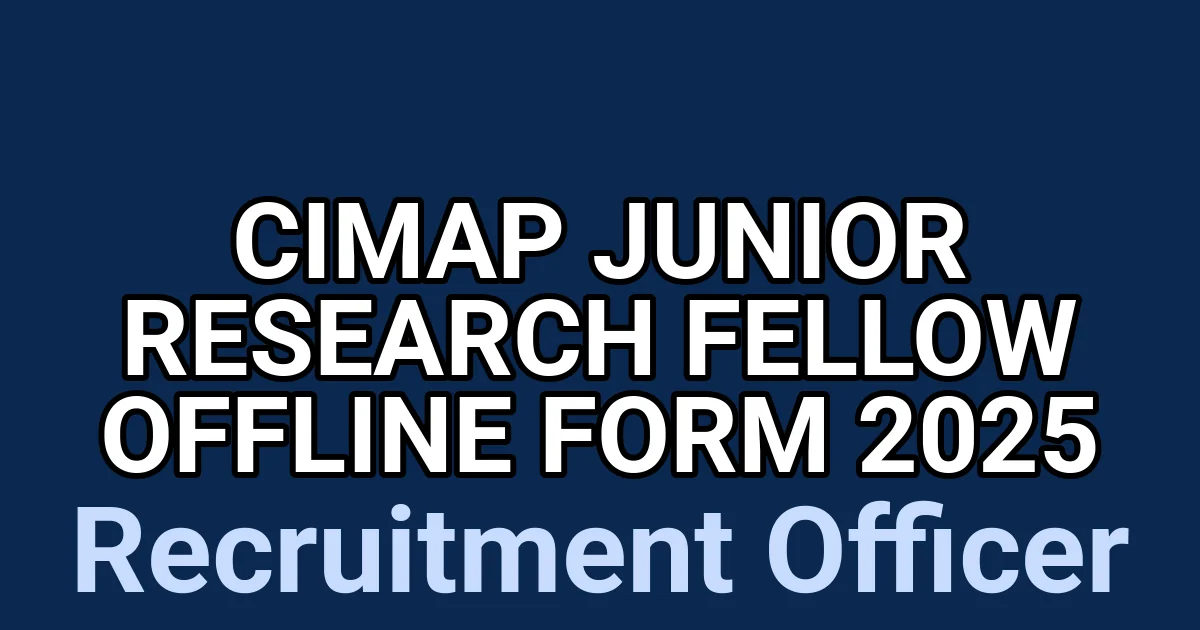 CIMAP Junior Research Fellow Offline Form 2025 1 tmpk21hgi3n