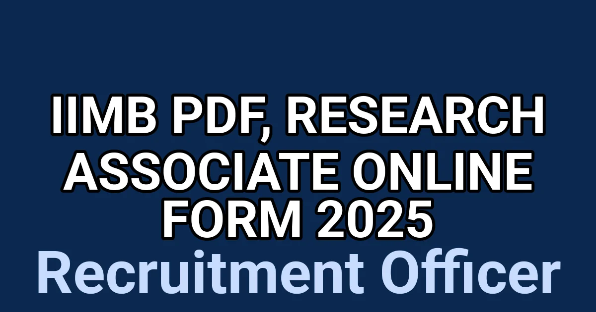 IIMB PDF, Research Associate Online Form 2025 1 tmplhlayc53