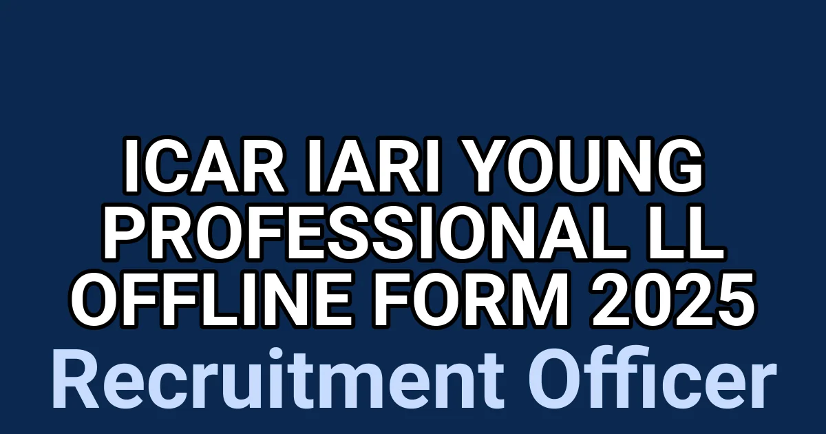 ICAR IARI Young Professional ll Offline Form 2025 1 tmpmk9878pt