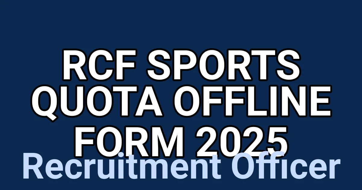 RCF Sports Quota Offline Form 2025 1