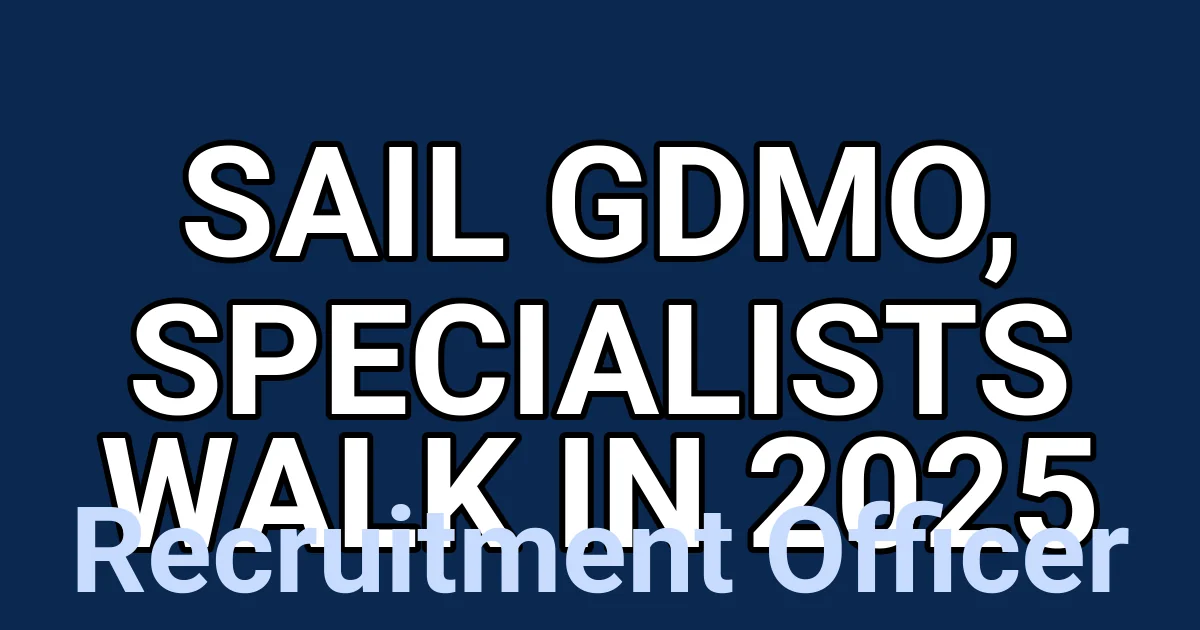SAIL GDMO, Specialists Walk in 2025 1 tmpq21ww0c