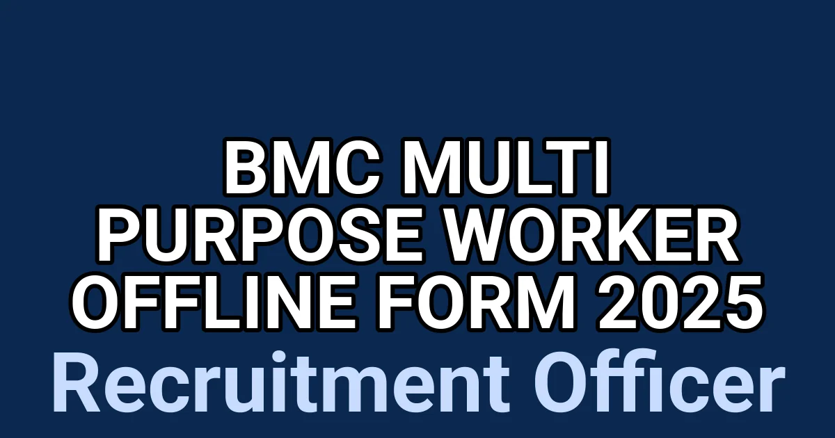 BMC Multi Purpose Worker Offline Form 2025 1