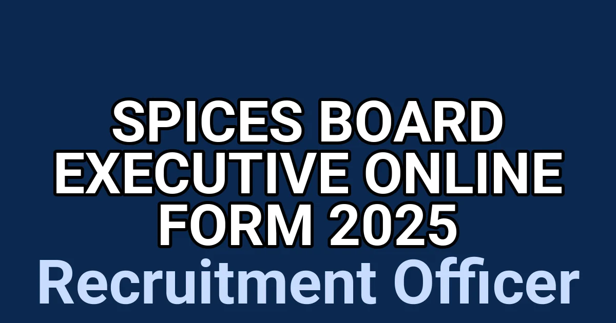 Spices Board Executive Online Form 2025 1 tmpthbl0vjs