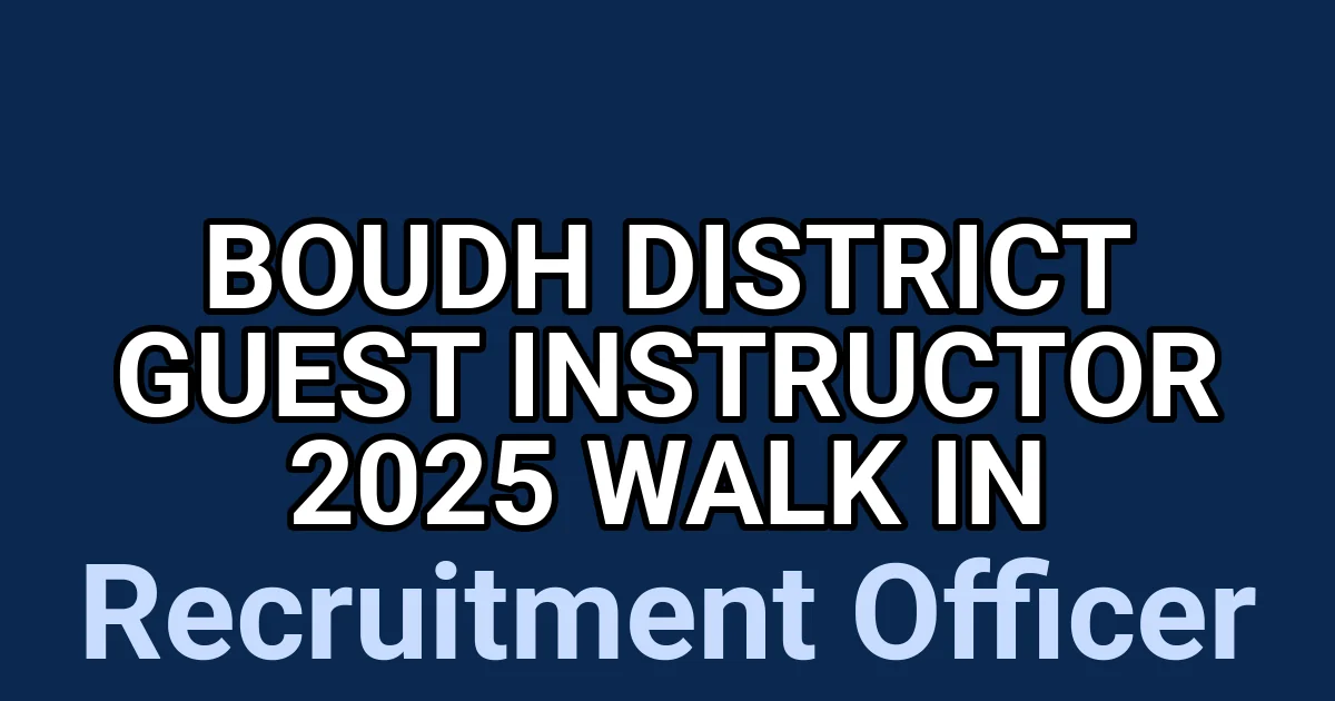 Boudh District Guest Instructor 2025 Walk in 1 tmpto6sqhb7