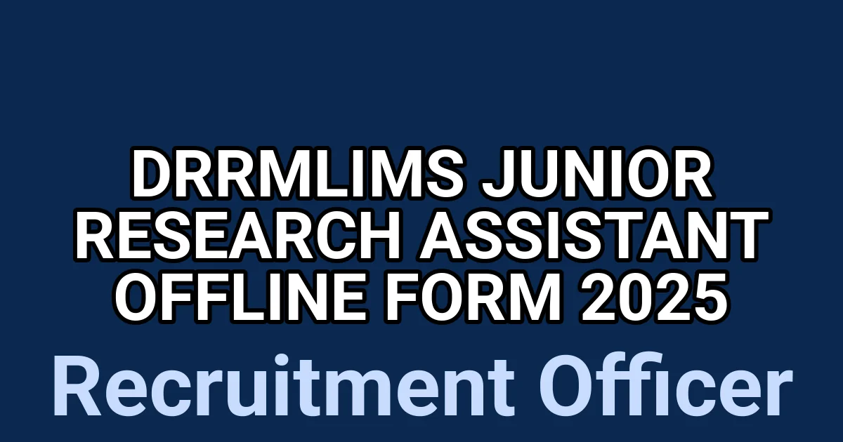 DRRMLIMS Junior Research Assistant Offline form 2025 1 tmp2280jch0