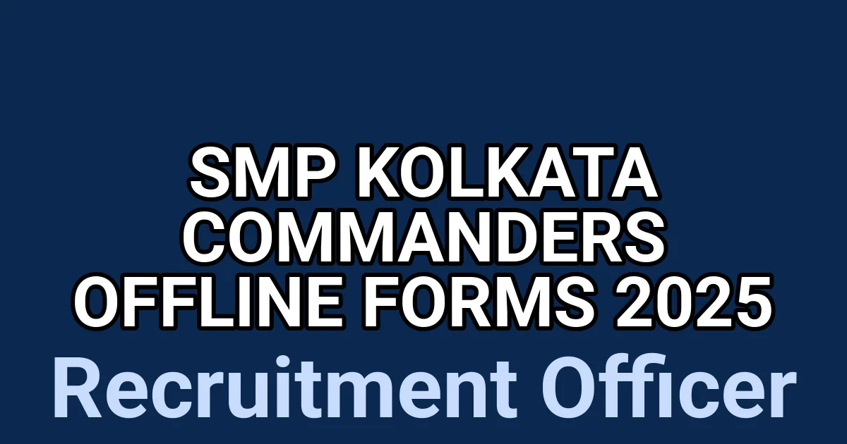 SMP Kolkata Commanders Offline Forms 2025 1 tmp26e0drgh