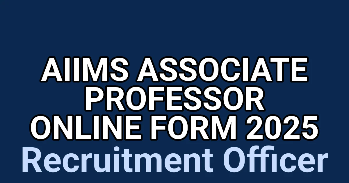 AIIMS Associate Professor Online form 2025 1 tmp3mrnns1n