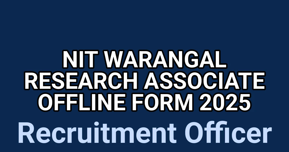 NIT Warangal Research Associate Offline Form 2025 1 tmp5lial8ln