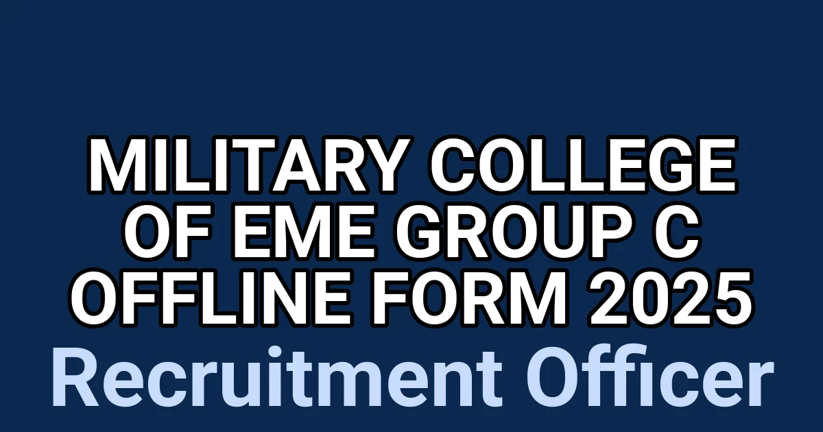 Military College of EME Group C Offline Form 2025 1 tmp6v 9m0b2