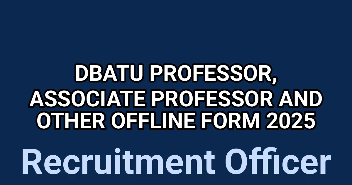 DBATU Professor, Associate Professor and Other Offline Form 2025 1 tmp 43v8p1e