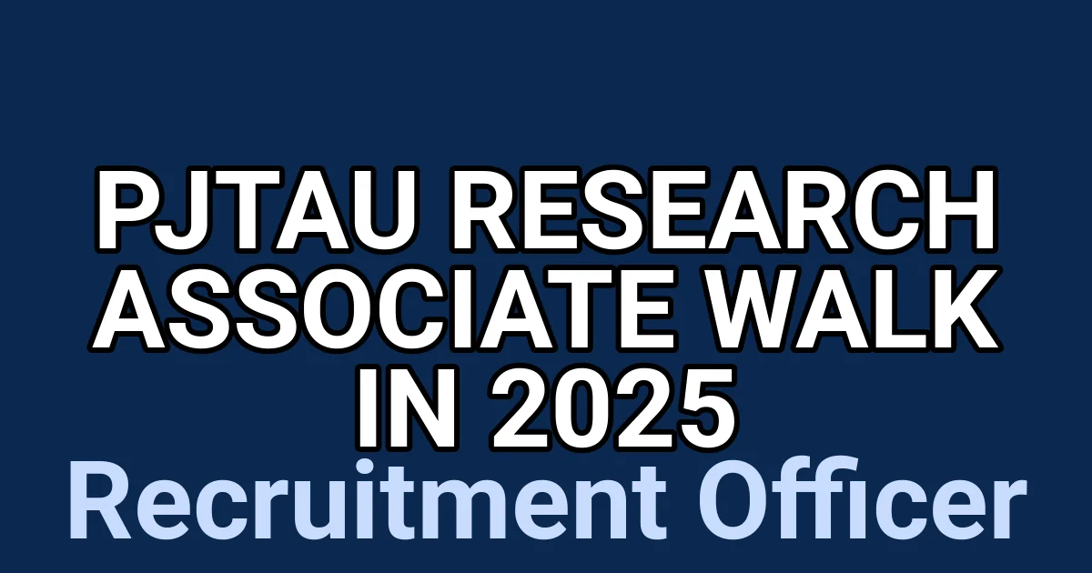 PJTAU Research Associate Walk in 2025 1 tmpb8jtt86o