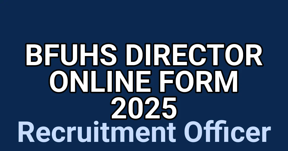 BFUHS Director Online Form 2025 1 tmpcafsnccn