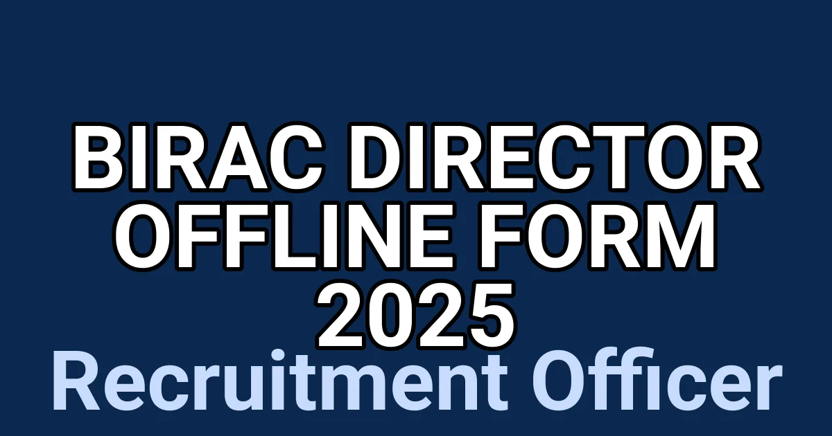 BIRAC Director Offline Form 2025 1 tmpk29ern9o