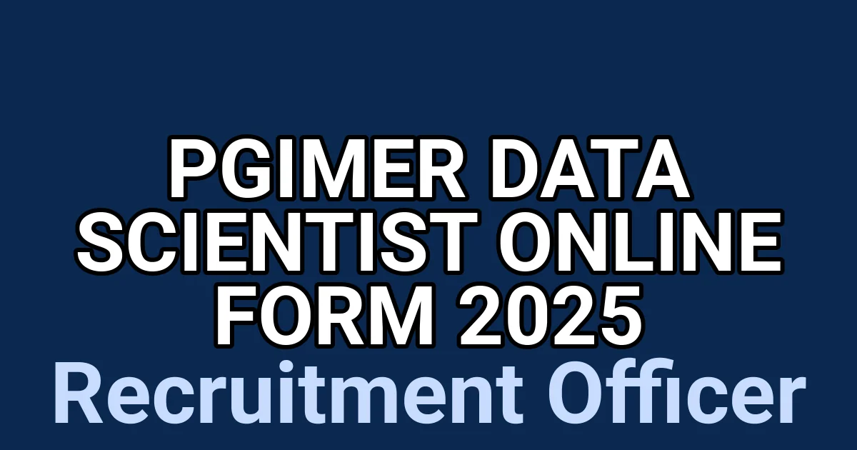 PGIMER Data Scientist Online form 2025 1 tmplgwl1euh