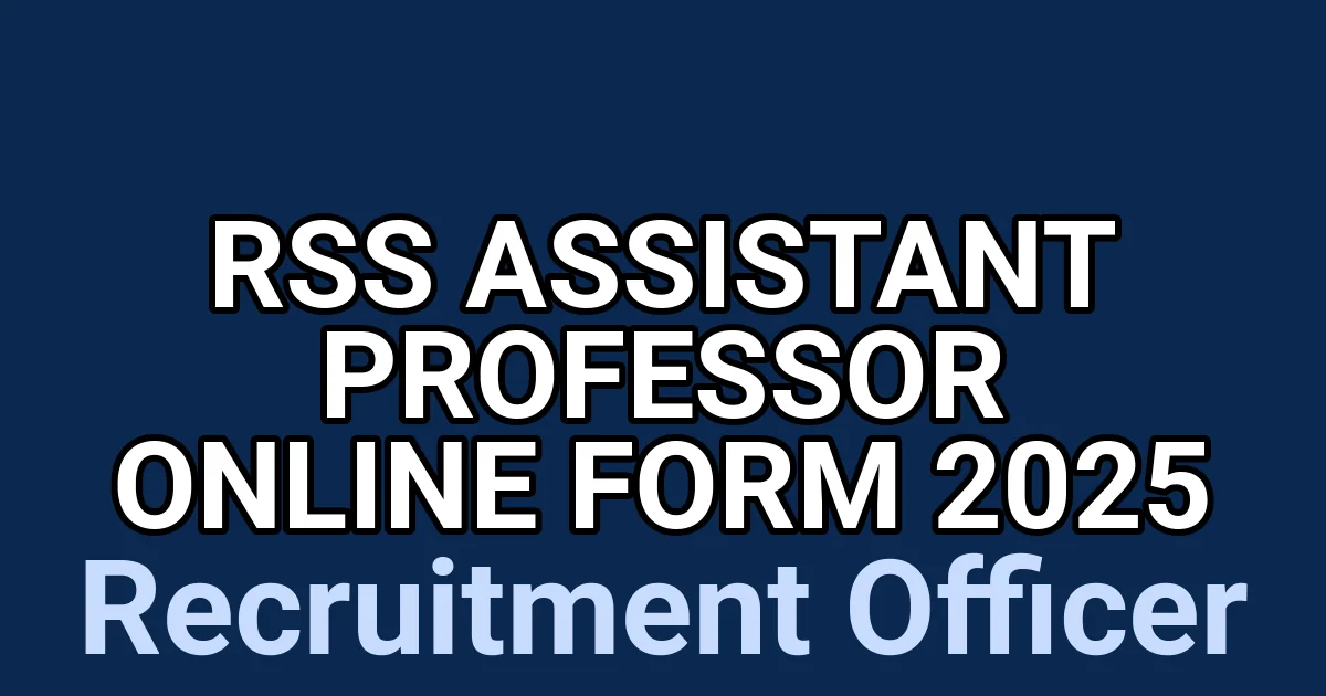 RSS Assistant Professor Online Form 2025 1 tmpmkt9botm