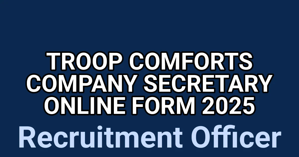 Troop Comforts Company Secretary Online Form 2025 1 tmpnlf4szy9