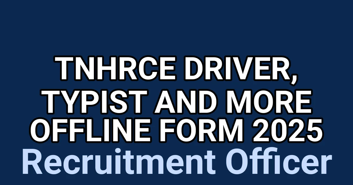 TNHRCE Driver, Typist and More Offline Form 2025 1 tmppw55b9y3