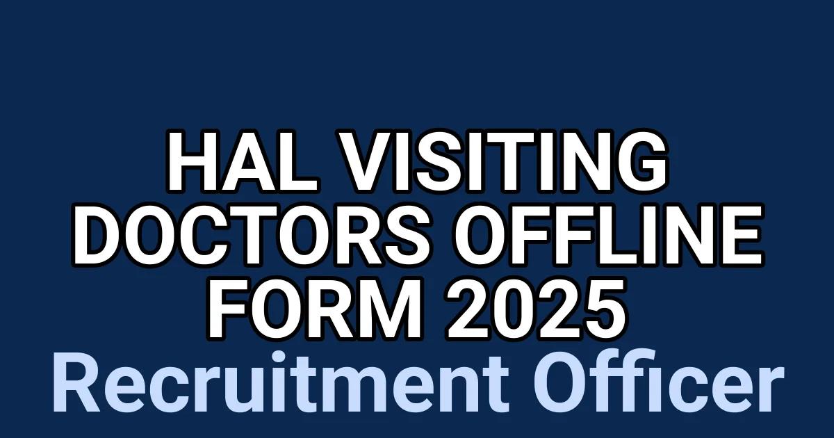 HAL Visiting Doctors Offline Form 2025 1 tmpq e11b01