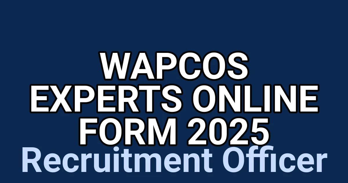WAPCOS Experts Online Form 2025 1 tmprah e0kl
