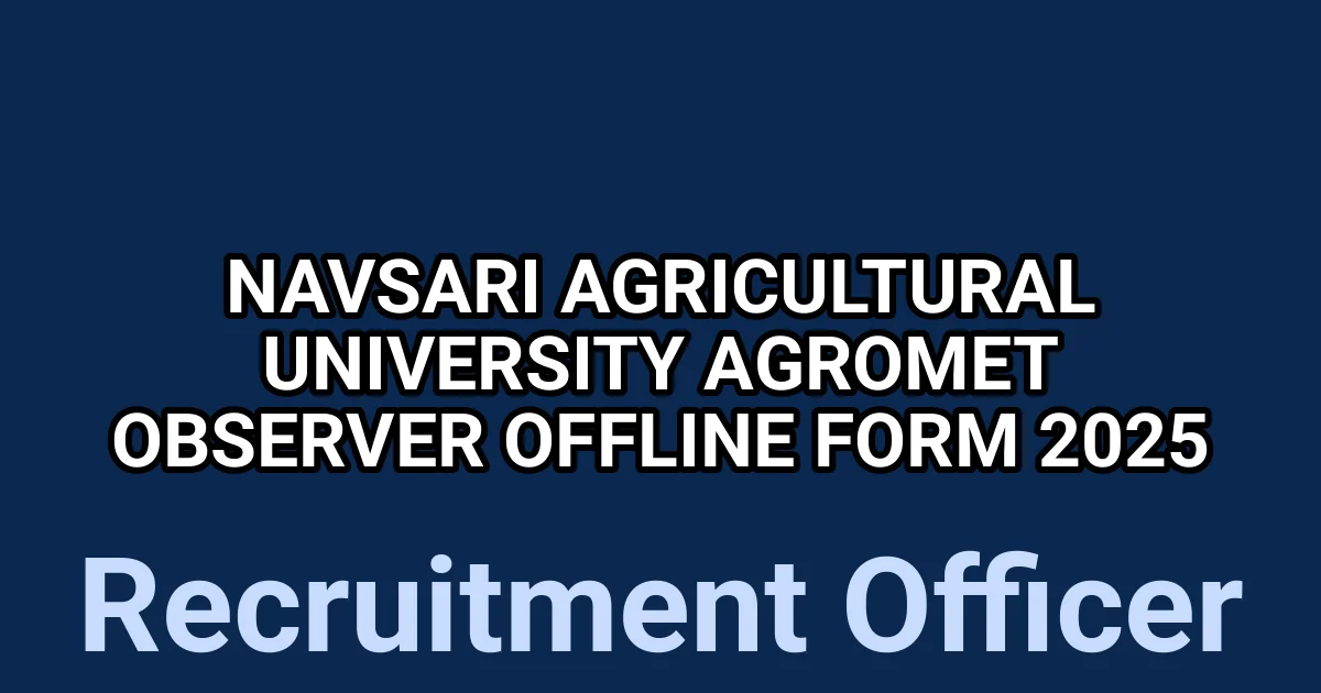 Navsari Agricultural University Agromet Observer Offline Form 2025 1 tmpu27f2lap