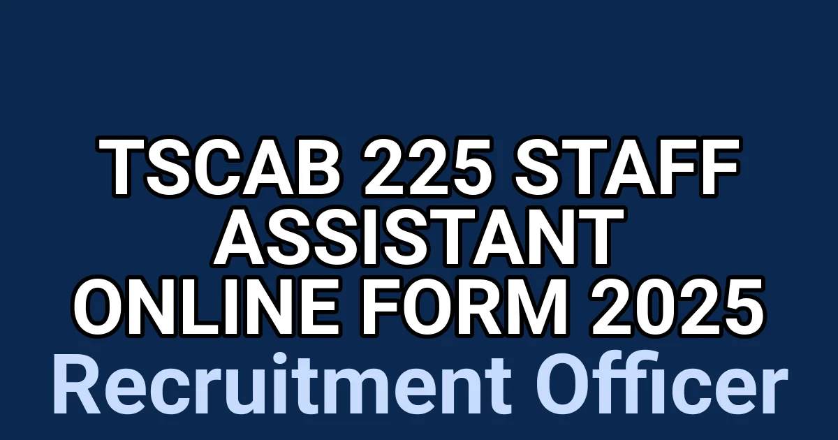 TSCAB 225 Staff Assistant Online Form 2025 1 tmpuwcesg3y