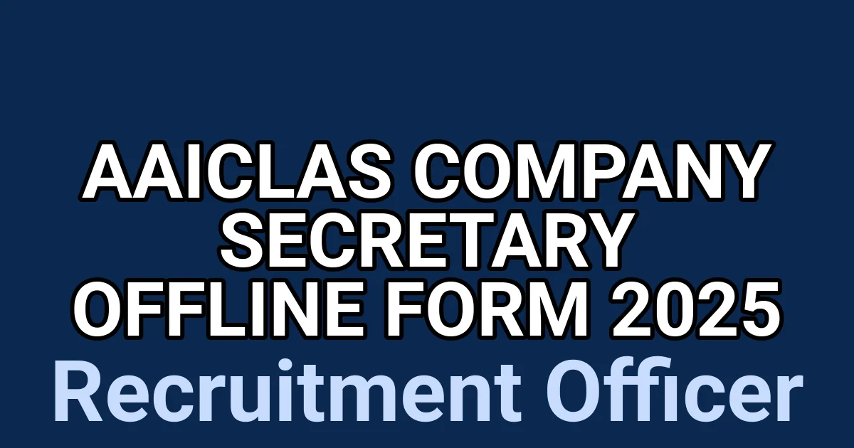 AAICLAS Company Secretary Offline Form 2025 1 tmpw2b4kbj