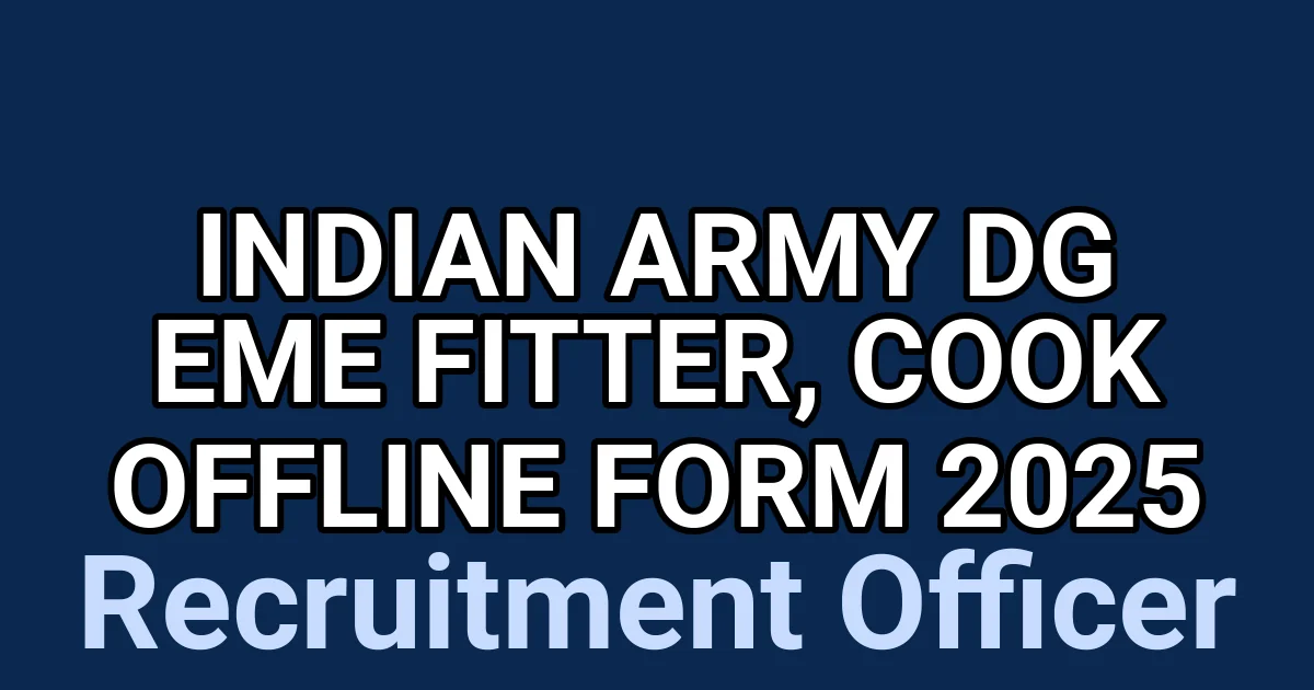 Indian Army DG EME Fitter, Cook Offline Form 2025 1 tmp3z2gdy e