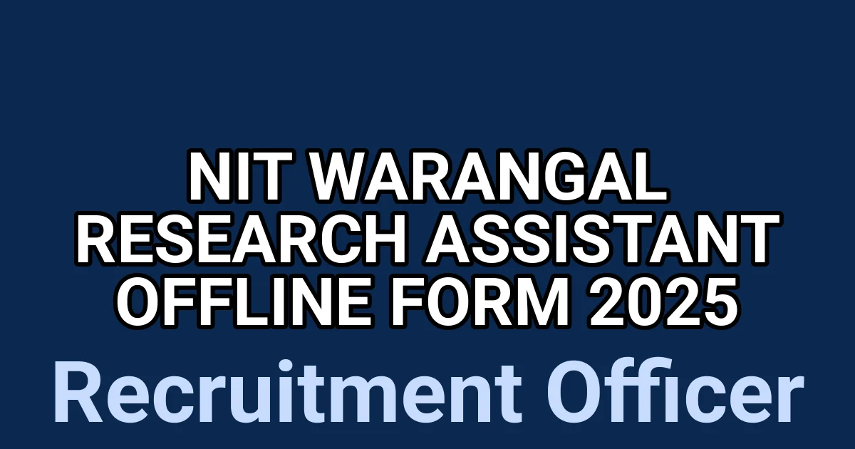 NIT Warangal Research Assistant Offline Form 2025 1 tmp6ng5h46z