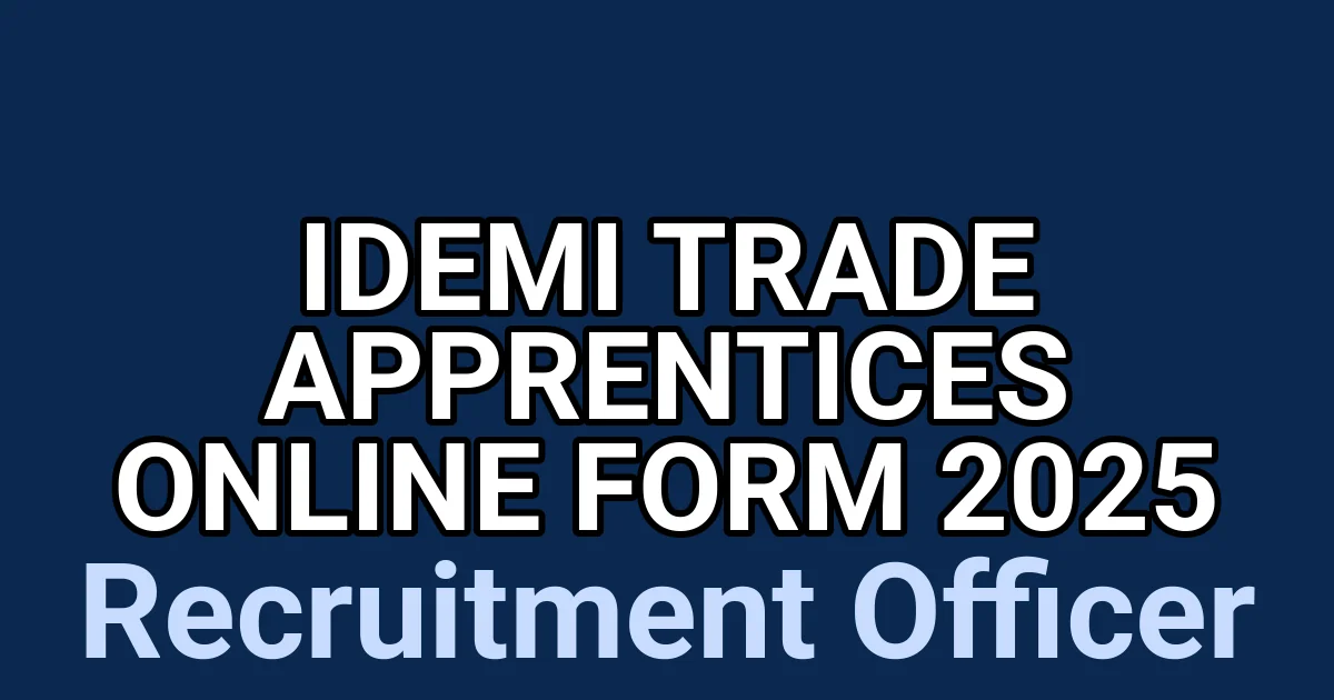 IDEMI Trade Apprentices Online Form 2025 1 tmp8873asvb