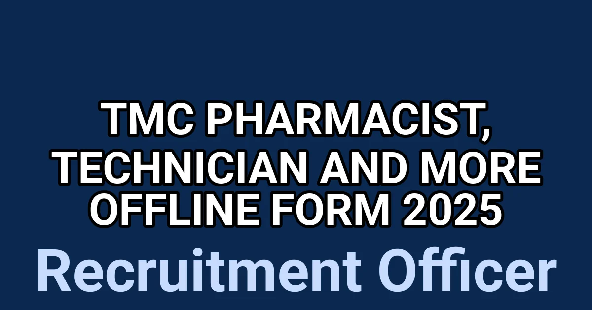 TMC Pharmacist, Technician and More Offline Form 2025 1 tmpckrd8v9q