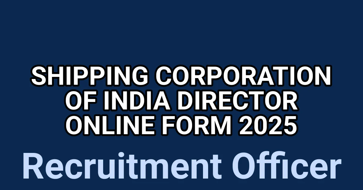 Shipping Corporation of India Director Online Form 2025 1 tmph2to962l