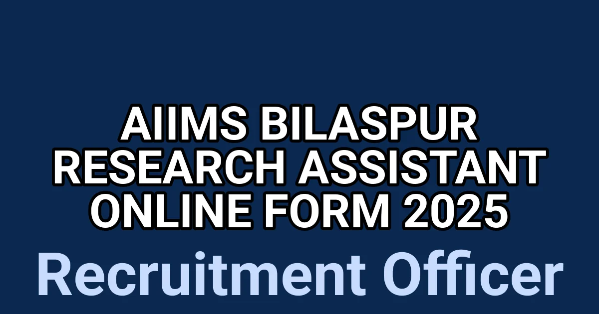AIIMS Bilaspur Research Assistant Online Form 2025 1 tmpti1euesf