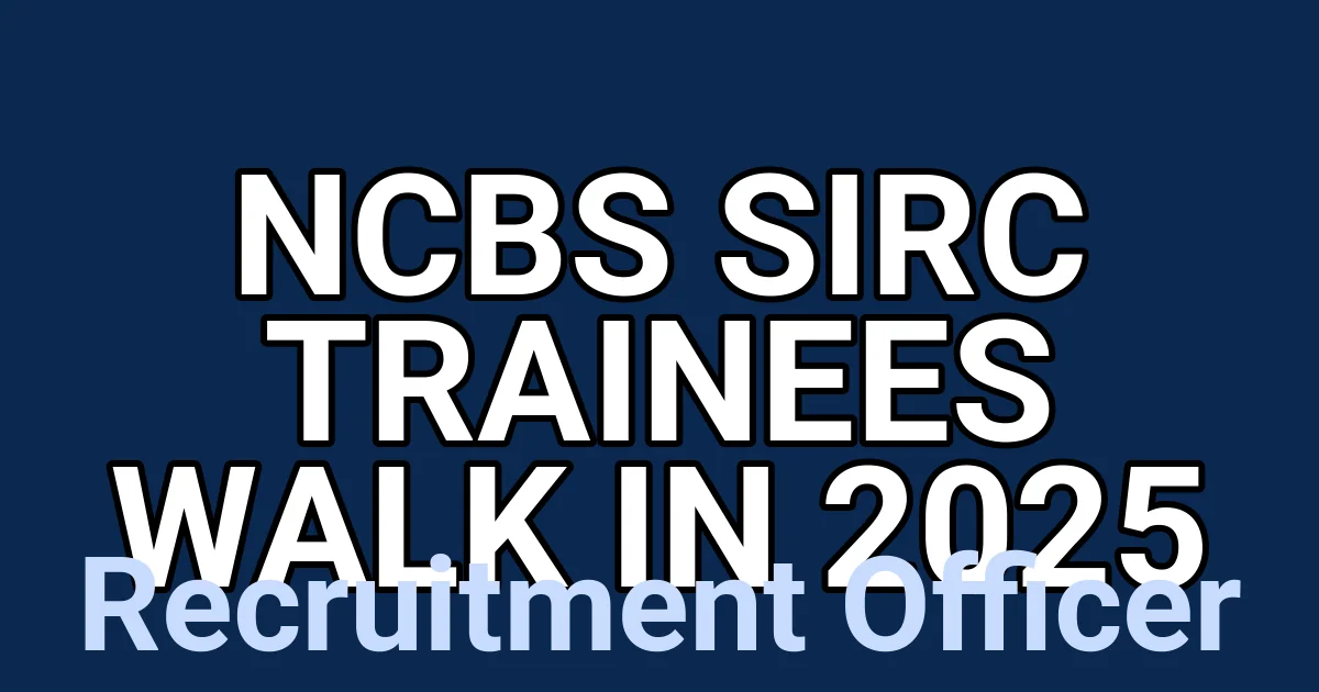 NCBS SIRC Trainees Walk in 2025 1