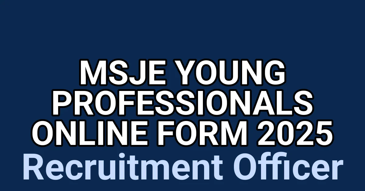 MSJE Young Professionals Online Form 2025 1 tmpyu8aipq1