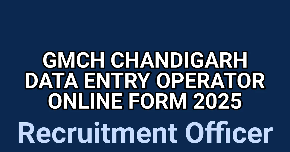 GMCH Chandigarh Data Entry Operator Online Form 2025 1 tmpm2jumcer
