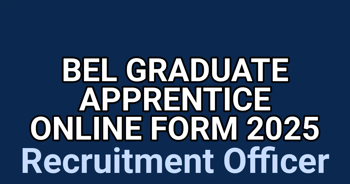 BEL Graduate Apprentice Online Form 2025 1 tmpnelb51d8