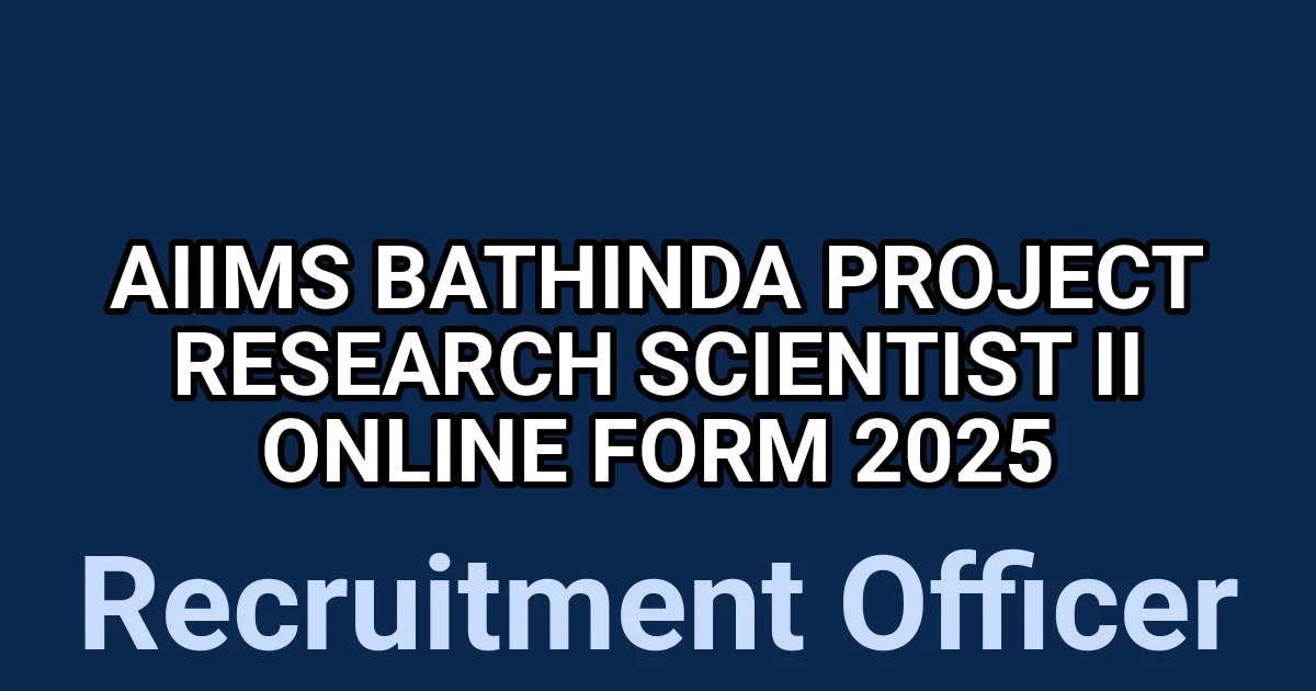 AIIMS Bathinda Project Research Scientist II Online Form 2025 1 tmprdgp4yr0