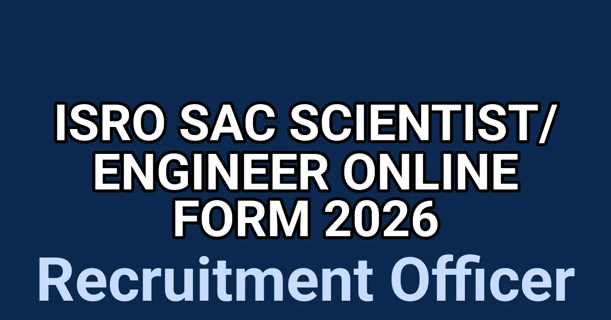 ISRO SAC Scientist/ Engineer Online Form 2026 1 tmp0istjh5b