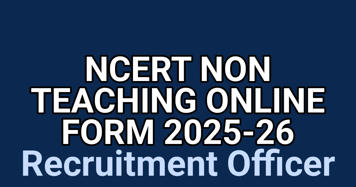 NCERT Non Teaching Online Form 2025-26 1 tmp3dld4db7