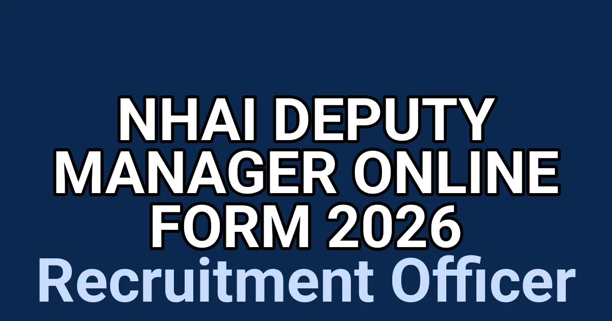 NHAI Deputy Manager Online Form 2026 1 tmp3epfhru