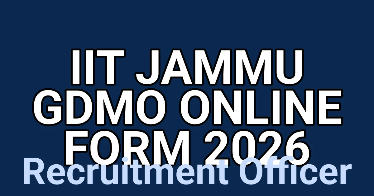 IIT Jammu GDMO Online Form 2026 1 tmp6maplpi9